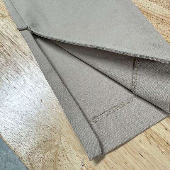 St. John NWT Ankle Zip Stretch Gabardine Pants Beige Size 6 Flat Front Side Zip - Picture 11 of 12